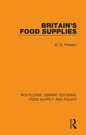 Fenelon |  Britain's Food Supplies | Buch |  Sack Fachmedien