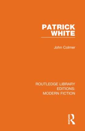 Colmer |  Patrick White | Buch |  Sack Fachmedien