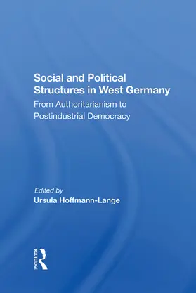 Hoffmann-lange / Jelavich / Rickards |  Social And Political Structures In West Germany | Buch |  Sack Fachmedien