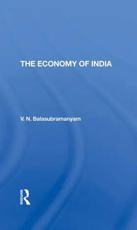 Balasubramanyam |  The Economy Of India | Buch |  Sack Fachmedien