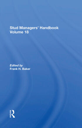 Baker |  Stud Managers' Handbook, Vol. 18 | Buch |  Sack Fachmedien