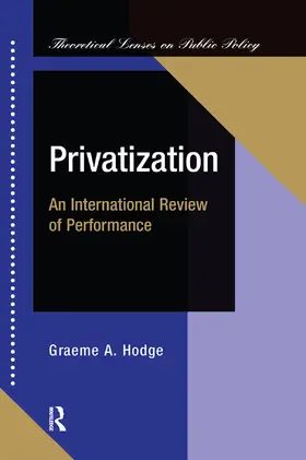 Hodge |  Privatization | Buch |  Sack Fachmedien