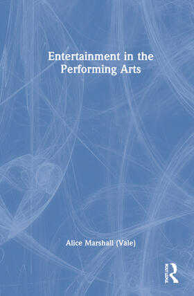 Marshall (Vale) |  Entertainment in the Performing Arts | Buch |  Sack Fachmedien