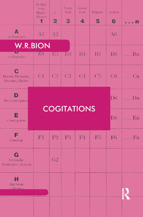 R. Bion |  Cogitations | Buch |  Sack Fachmedien