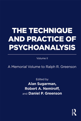 R. Greenson |  The Technique and Practice of Psychoanalysis | Buch |  Sack Fachmedien