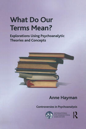 Hayman |  What Do Our Terms Mean? | Buch |  Sack Fachmedien
