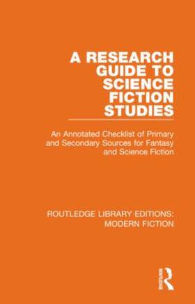 Tymn / Schlobin / Currey |  A Research Guide to Science Fiction Studies | Buch |  Sack Fachmedien