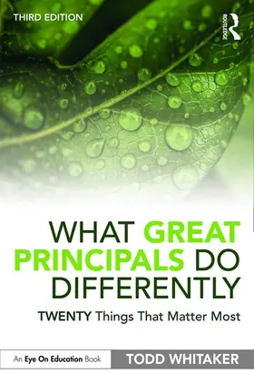 Whitaker |  What Great Principals Do Differently | Buch |  Sack Fachmedien