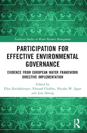 Kochskämper / Challies / Jager |  Participation for Effective Environmental Governance | Buch |  Sack Fachmedien