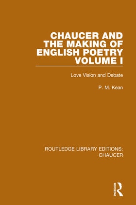 Kean |  Chaucer and the Making of English Poetry, Volume 1 | Buch |  Sack Fachmedien
