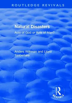 Wijkman / Timberlake |  Natural Disasters | Buch |  Sack Fachmedien