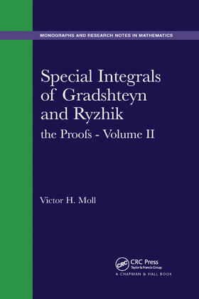 Moll |  Special Integrals of Gradshteyn and Ryzhik | Buch |  Sack Fachmedien