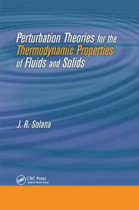 Solana |  Perturbation Theories for the Thermodynamic Properties of Fluids and Solids | Buch |  Sack Fachmedien