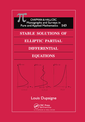 Dupaigne |  Stable Solutions of Elliptic Partial Differential Equations | Buch |  Sack Fachmedien