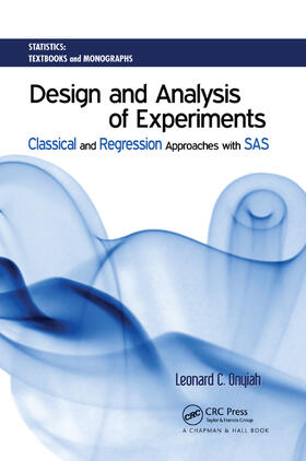Onyiah |  Design and Analysis of Experiments | Buch |  Sack Fachmedien