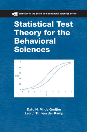 de Gruijter / van der Kamp |  Statistical Test Theory for the Behavioral Sciences | Buch |  Sack Fachmedien