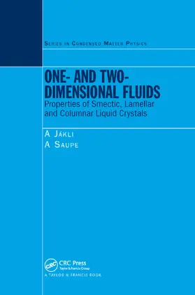 Jakli / Saupe |  One- and Two-Dimensional Fluids | Buch |  Sack Fachmedien