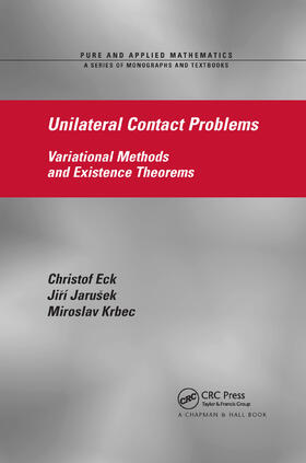 Eck / Jarusek / Krbec |  Unilateral Contact Problems | Buch |  Sack Fachmedien