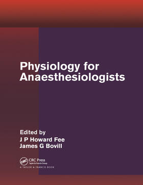 Fee / Bovill |  Physiology for Anaesthesiologists | Buch |  Sack Fachmedien