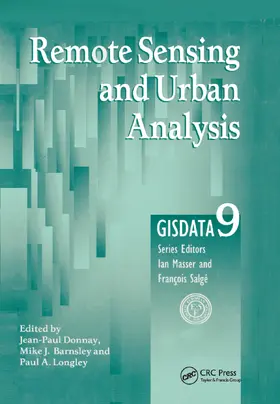 Donnay / Barnsley / Longley |  Remote Sensing and Urban Analysis | Buch |  Sack Fachmedien