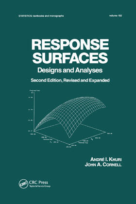 Khuri / Cornell |  Response Surfaces: Designs and Analyses | Buch |  Sack Fachmedien