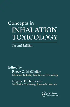 McClellan |  Concepts In Inhalation Toxicology | Buch |  Sack Fachmedien