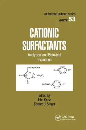 Cross / Singer |  Cationic Surfactants | Buch |  Sack Fachmedien