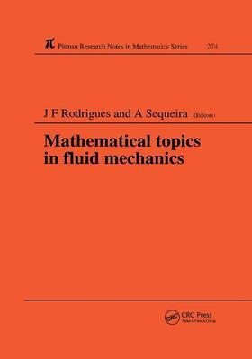 Rodrigues / Sequeira |  Mathematical Topics in Fluid Mechanics | Buch |  Sack Fachmedien
