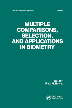Hoppe |  Multiple Comparisons, Selection and Applications in Biometry | Buch |  Sack Fachmedien