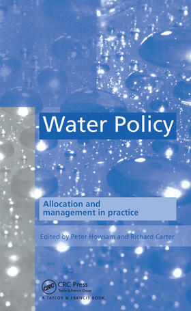 Howsam / Carter |  Water Policy | Buch |  Sack Fachmedien