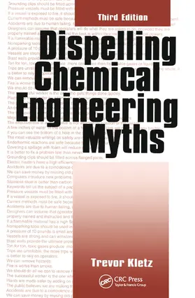 Kletz |  Dispelling chemical industry myths | Buch |  Sack Fachmedien