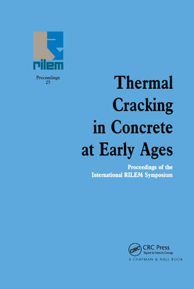 Springenschmid |  Thermal Cracking in Concrete at Early Ages | Buch |  Sack Fachmedien