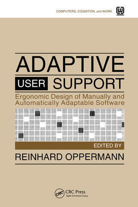 Oppermann |  Adaptive User Support | Buch |  Sack Fachmedien