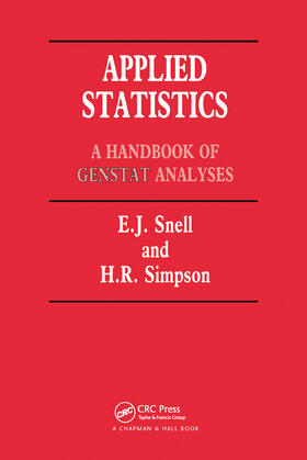 Snell / Simpson |  Applied Statistics | Buch |  Sack Fachmedien