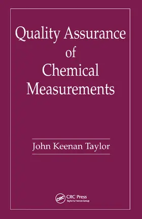 Taylor |  Quality Assurance of Chemical Measurements | Buch |  Sack Fachmedien