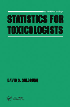 Salsburg |  Statistics for Toxicologists | Buch |  Sack Fachmedien