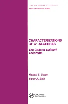 Doran |  Characterizations of C* Algebras | Buch |  Sack Fachmedien