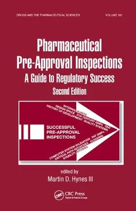 Hynes |  Preparing for FDA Pre-Approval Inspections | Buch |  Sack Fachmedien