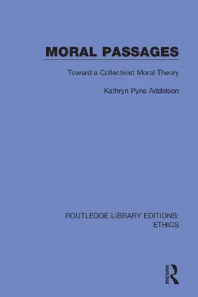 Pyne Addelson |  Moral Passages | Buch |  Sack Fachmedien