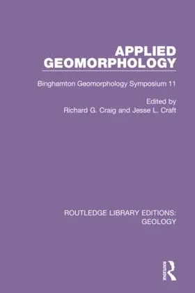 Craft / Craig |  Applied Geomorphology | Buch |  Sack Fachmedien