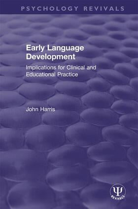 Harris |  Early Language Development | Buch |  Sack Fachmedien