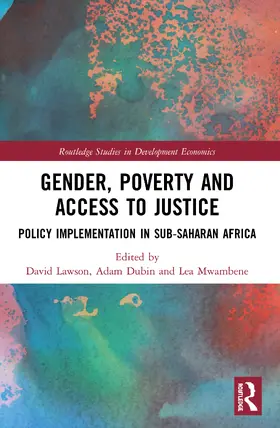 Dubin / Lawson / Mwambene |  Gender, Poverty and Access to Justice | Buch |  Sack Fachmedien