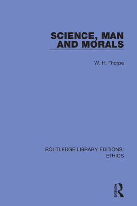 Thorpe |  Science, Man and Morals | Buch |  Sack Fachmedien