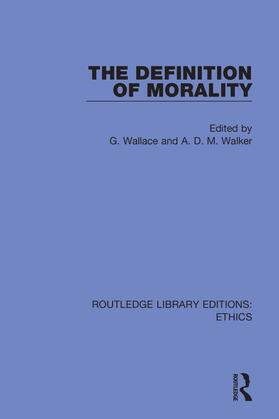 Wallace / Walker |  The Definition of Morality | Buch |  Sack Fachmedien