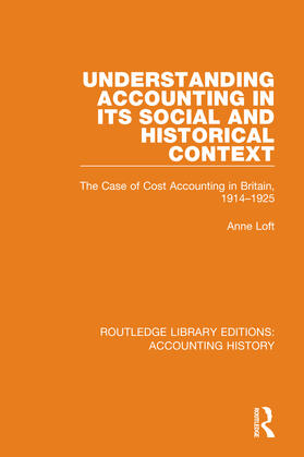 Loft |  Understanding Accounting in its Social and Historical Context | Buch |  Sack Fachmedien
