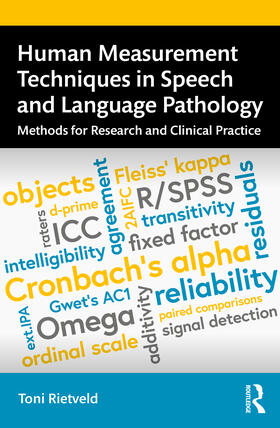 Toni |  Human Measurement Techniques in Speech and Language Pathology | Buch |  Sack Fachmedien