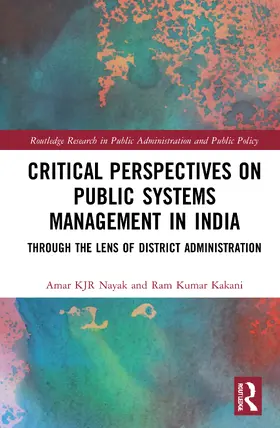 Nayak / Kakani |  Critical Perspectives on Public Systems Management in India | Buch |  Sack Fachmedien