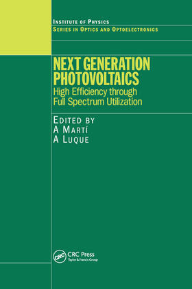 Martí / Marti / Luque |  Next Generation Photovoltaics | Buch |  Sack Fachmedien