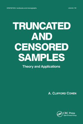 Clifford Cohen |  Truncated and Censored Samples | Buch |  Sack Fachmedien