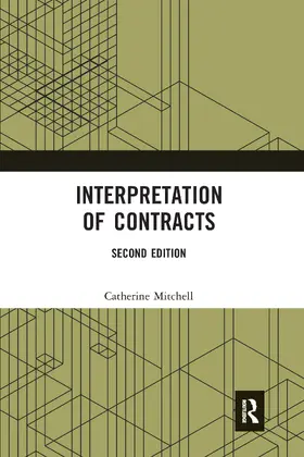 Mitchell |  Interpretation of Contracts | Buch |  Sack Fachmedien